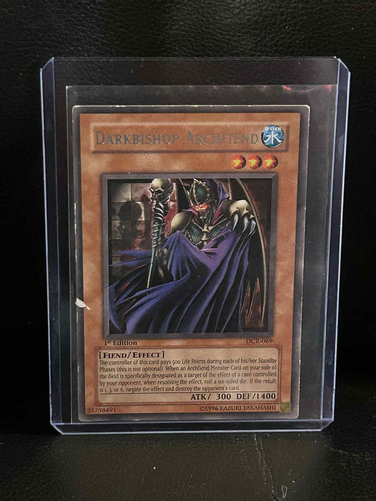 Darkbishop Archfiend - DCR-069 - Rare - 1st Edition Dark Crisis Yu-Gi-Oh! Heavil