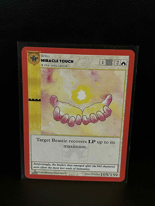 Miracle Touch 105/159- Second Edition Cryptid Nation: Second Edition MetaZoo Lig