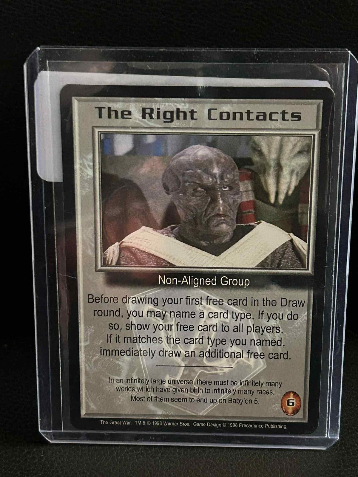 The Right Contacts The Great War Babylon 5 Light Play