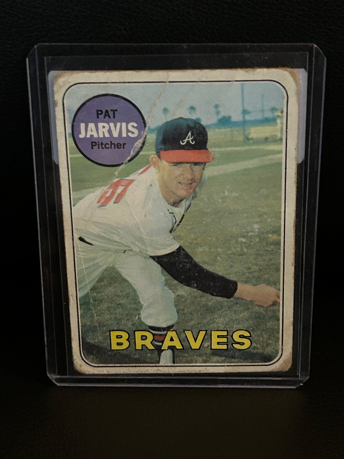 Pat Jarvis #282 1969 Topps Baseball Moderately Played
