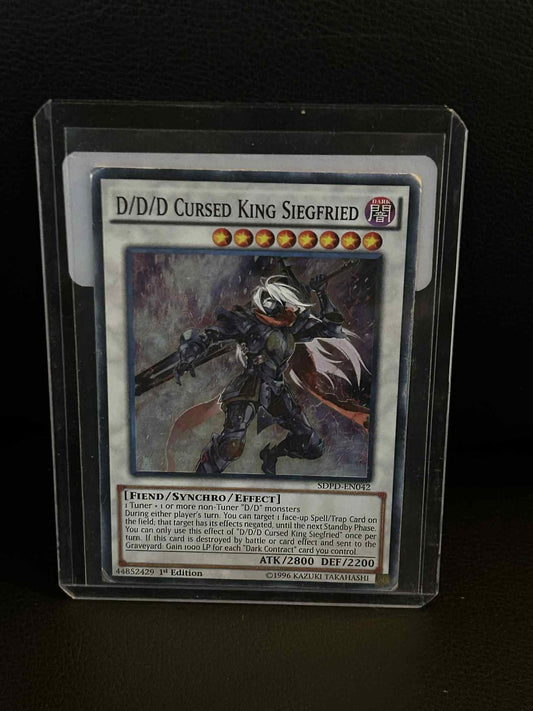 D/D/D Cursed King Siegfried - SDPD-EN042 - Super Rare - 1st Edition Structure De