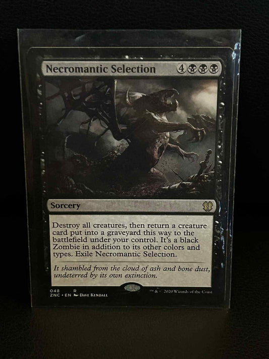 Necromantic Selection Commander: Zendikar Rising Magic: The Gathering Lightly Pl
