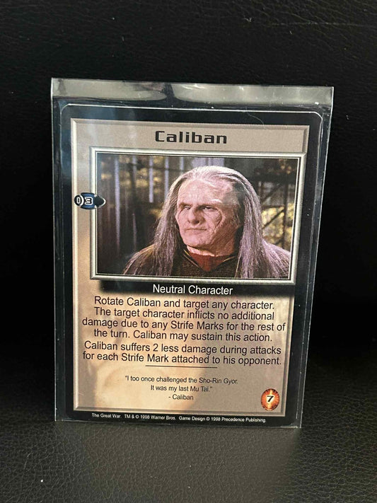 Caliban The Great War Babylon 5 Light Play