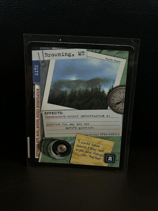 Browning, MT Premier Edition X-Files Light Play