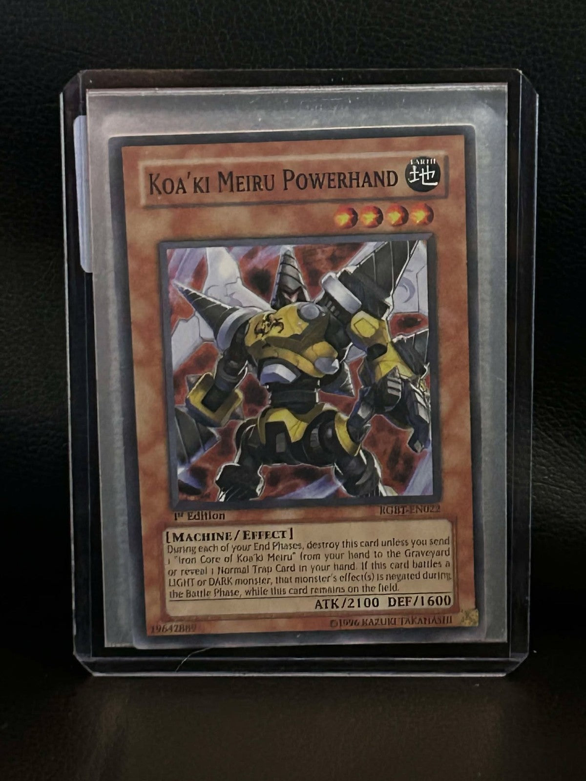 Koa'ki Meiru Powerhand - RGBT-EN022 - Super Rare - 1st Edition Raging Battle Yu-