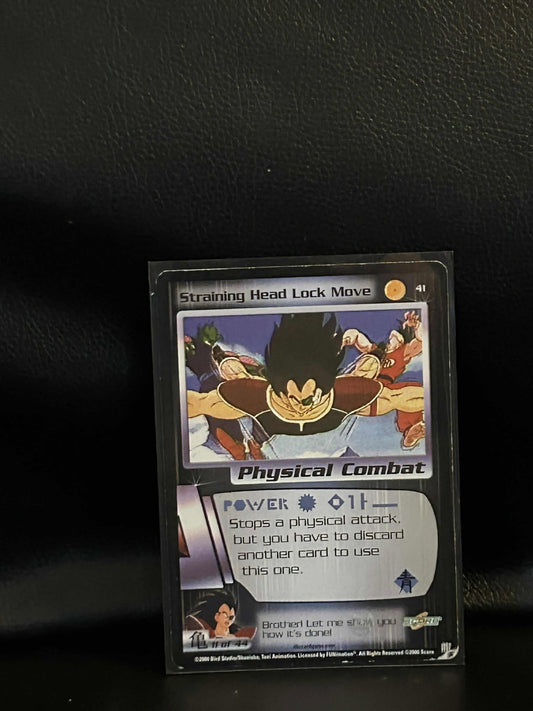 Straining Head Lock Move - 041 - Limited Edition Saiyan Saga Dragon Ball Z