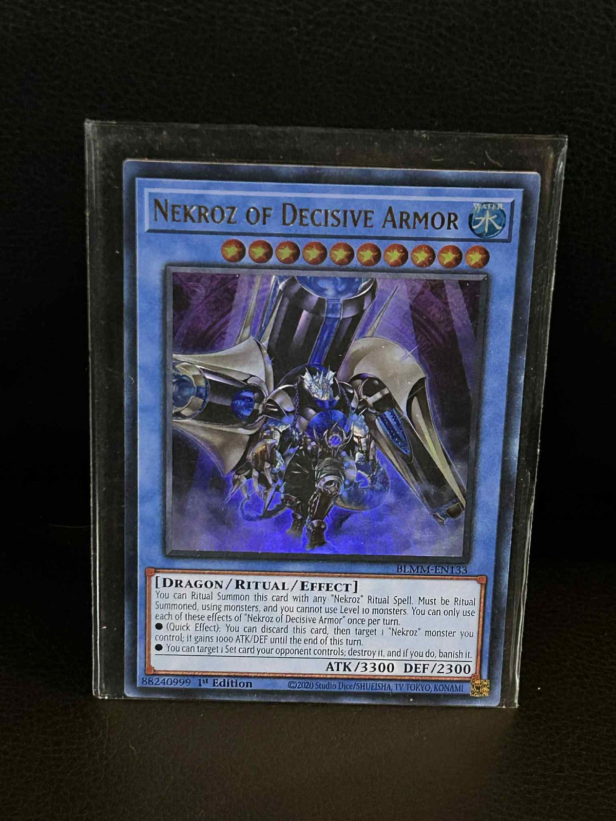 Nekroz of Decisive Armor - BLMM-EN133 - Ultra Rare - 1st Edition Battles of Lege