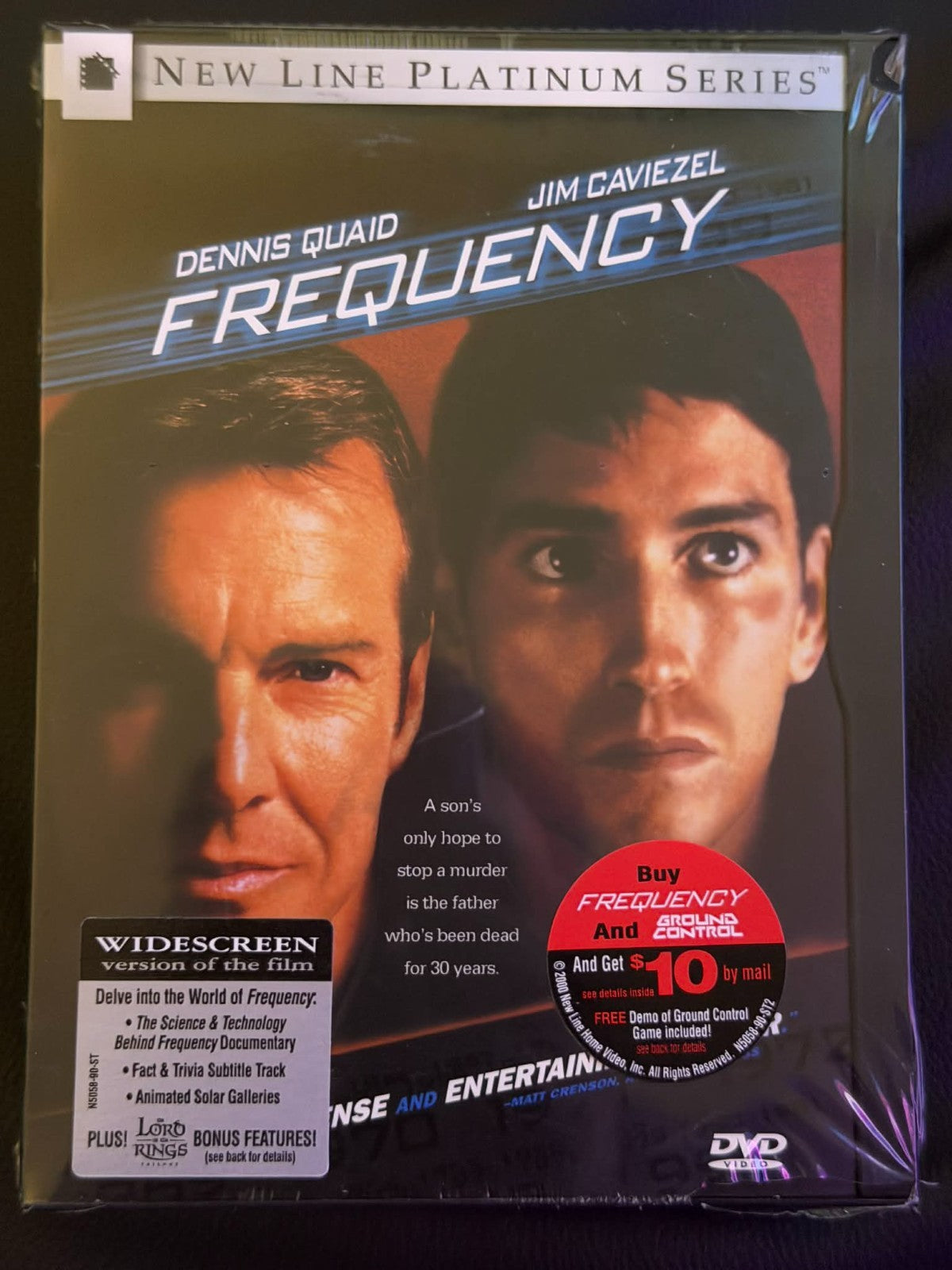 Frequency (DVD, 2000) Versiegelter Film TV-Serie
