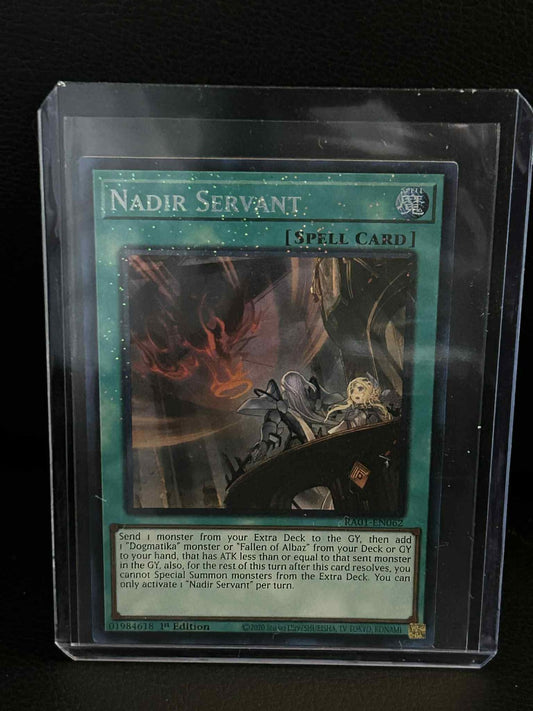 Nadir Servant - RA01-EN062 - Prismatic Collector's Rare - 1st Edition 25th Anniv