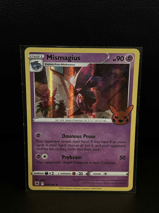 Mismagius - 059/189 - Promo Trick or Trade Halloween Promo Pokemon Lightly Playe