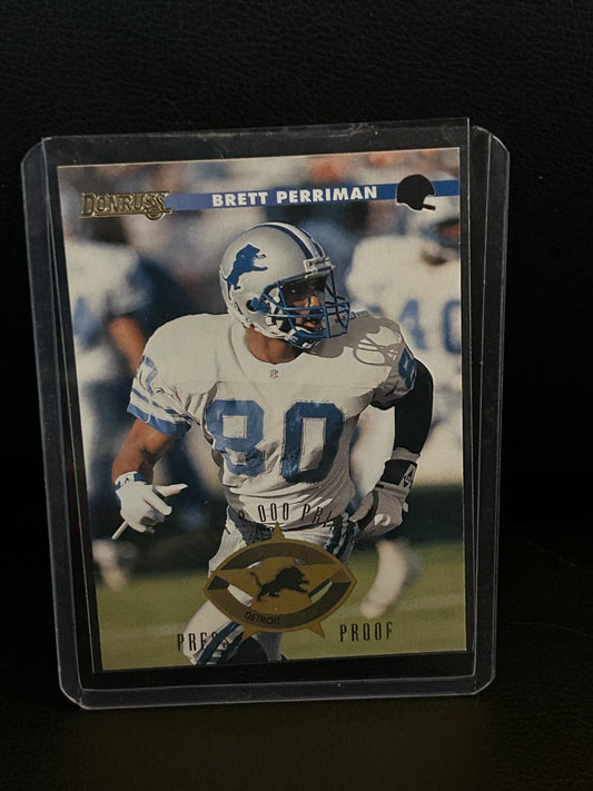Brett Perriman [Andruck] #179 | 1996 Panini Donruss 1996 Panini Donruss Foot Sammelkarte