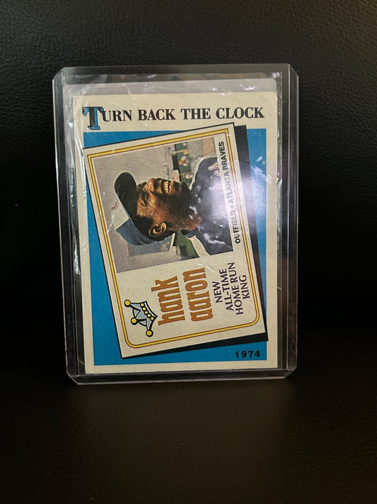 Hank Aaron: Turn Back the Clock #663 | 1989 Topps Baseball