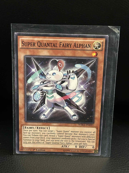 Super Quantal Fairy Alphan - WIRA-EN033 - Common - 1st Edition Wing Raiders Yu-G