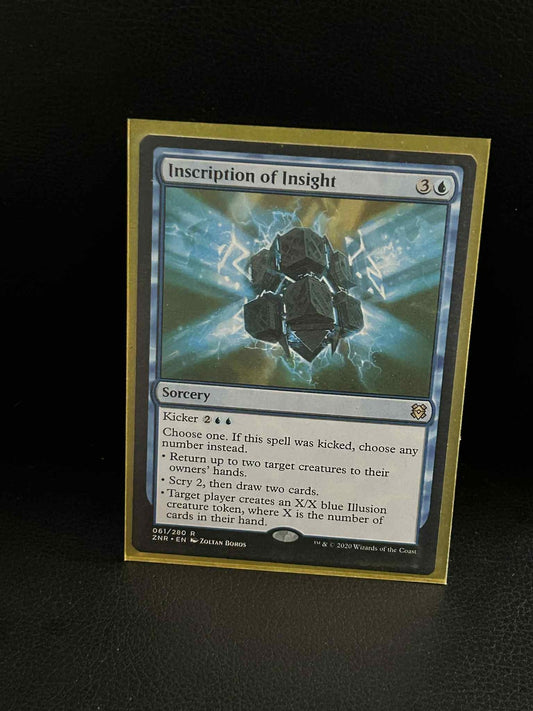 Inscription of Insight Zendikar Rising Magic: The Gathering