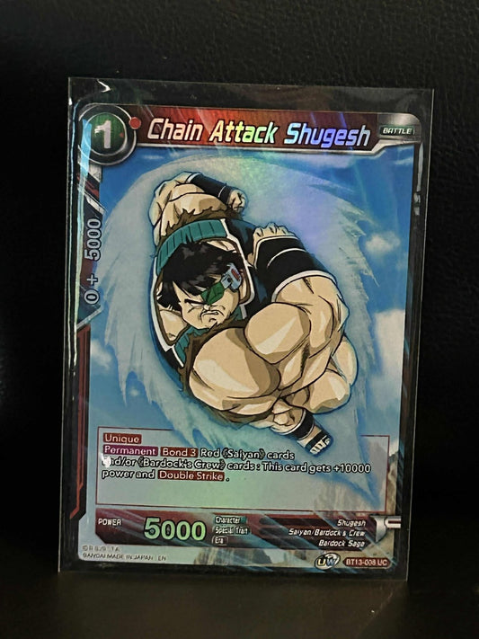 Chain Attack Shugesh - BT13-008 - UC - Foil Supreme Rivalry Dragon Ball Super: M
