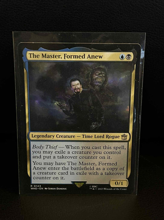 The Master, Formed Anew Dr. Who Magic: The Gathering Lightly Played, English