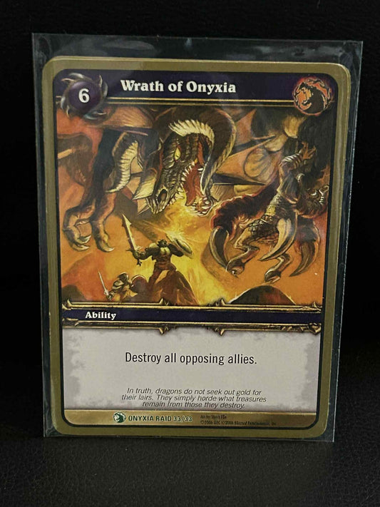 Wrath of Onyxia Onyxia's Lair World of Warcraft Lightly Played