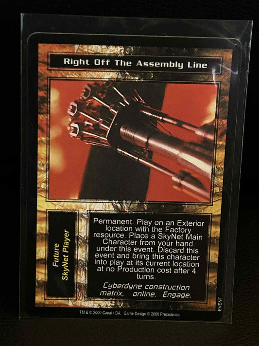 Right Off The Assembly Line Base Set Terminator Light Play
