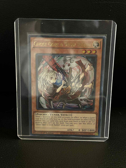 Ghost Ogre & Snow Rabbit (Alternate Art) - RA02-EN009 - Ultra Rare - 1st Edition
