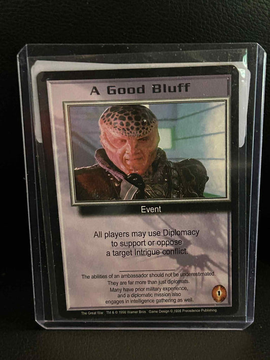 A Good Bluff Der Große Krieg Babylon 5 Lichtspiel