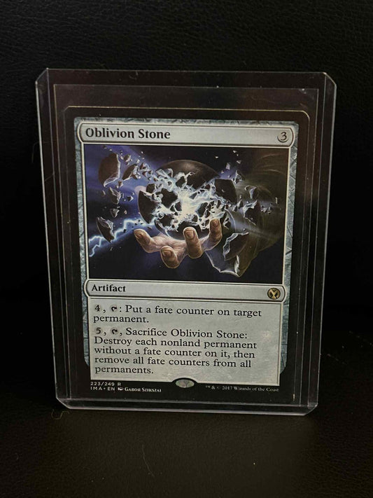 Oblivion Stone Iconic Masters Magic: the Gathering Lightly Played, English