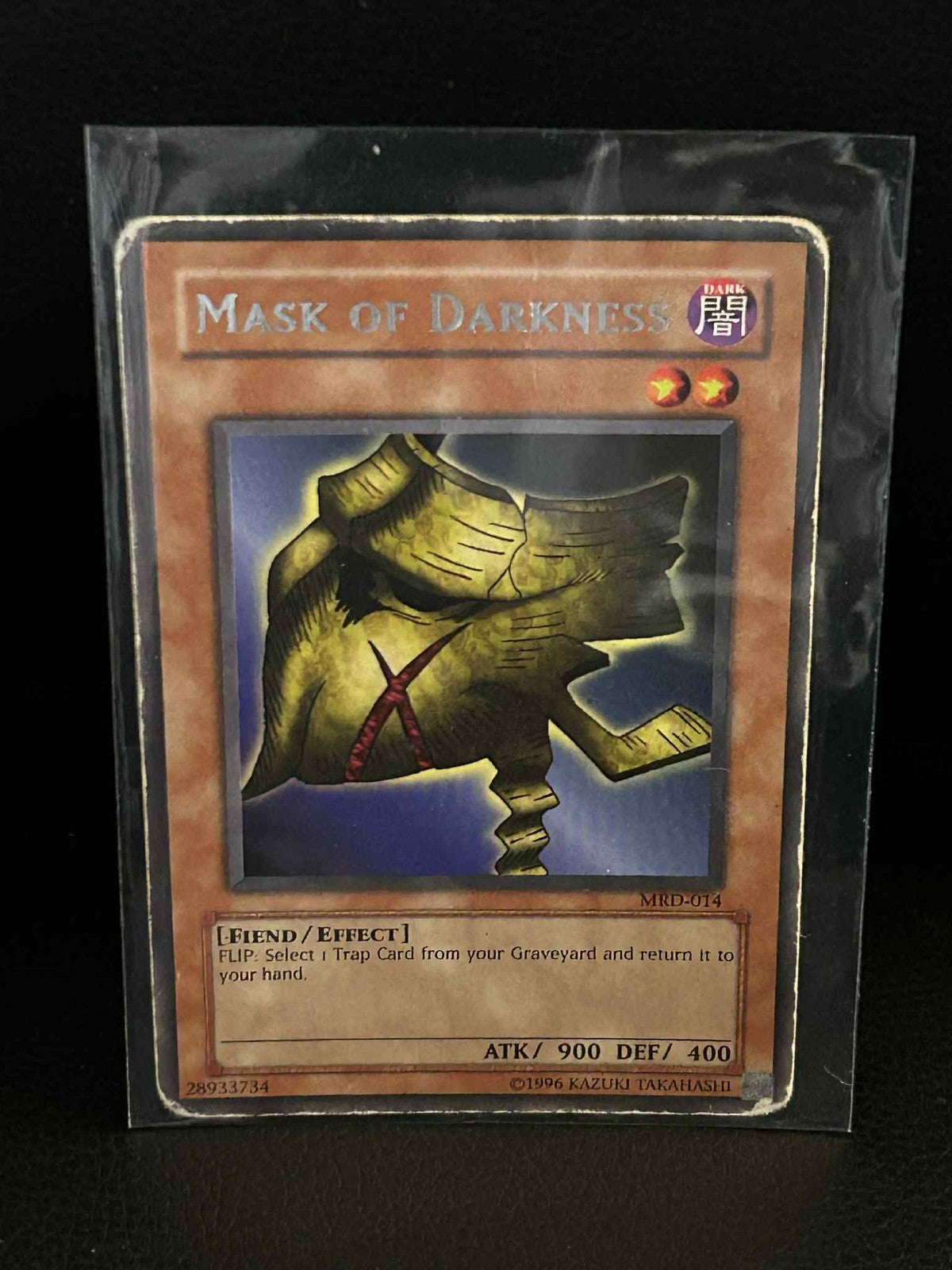 Mask of Darkness - MRD-014 - Rare - Unlimited Edition Metal Raiders Yu-Gi-Oh! Mo