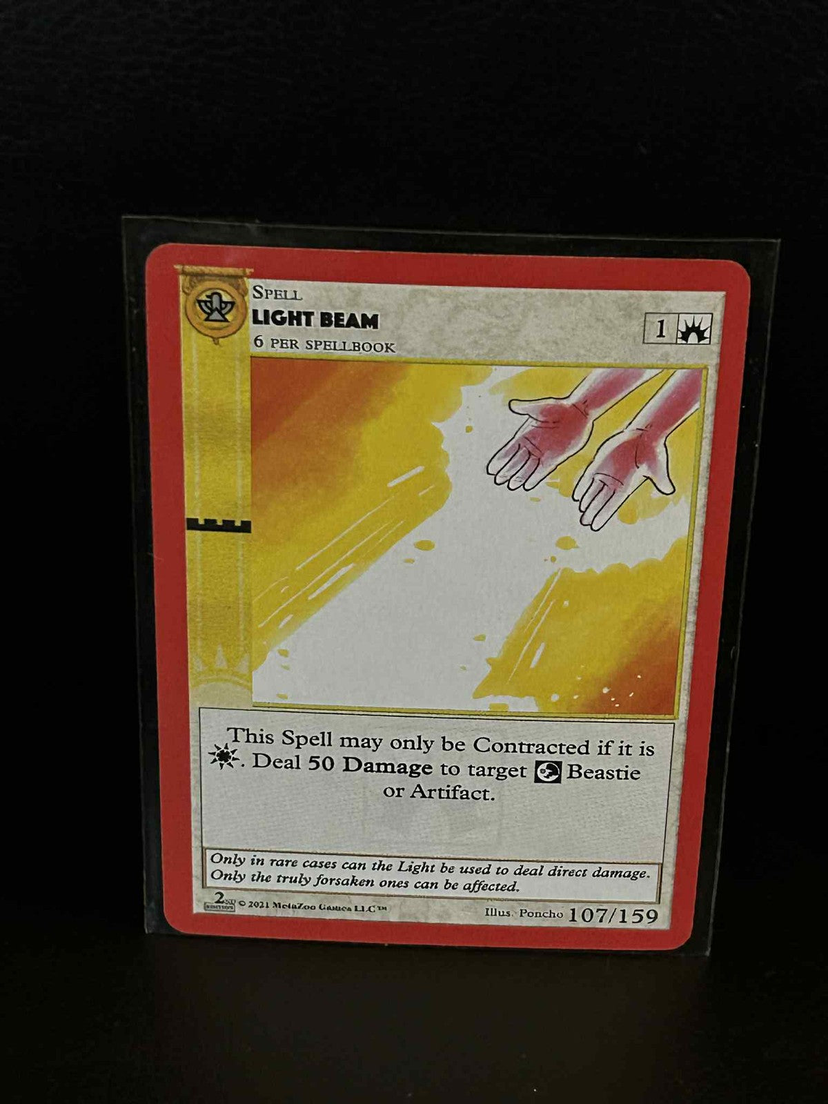 Lightbeam 107/159 - Second Edition Cryptid Nation: Second Edition MetaZoo Lightl