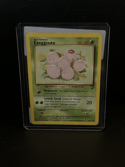 Exeggcute - 74/130 - Common - Unlimited Edition Base Set 2 Pokemon Moderately Pl