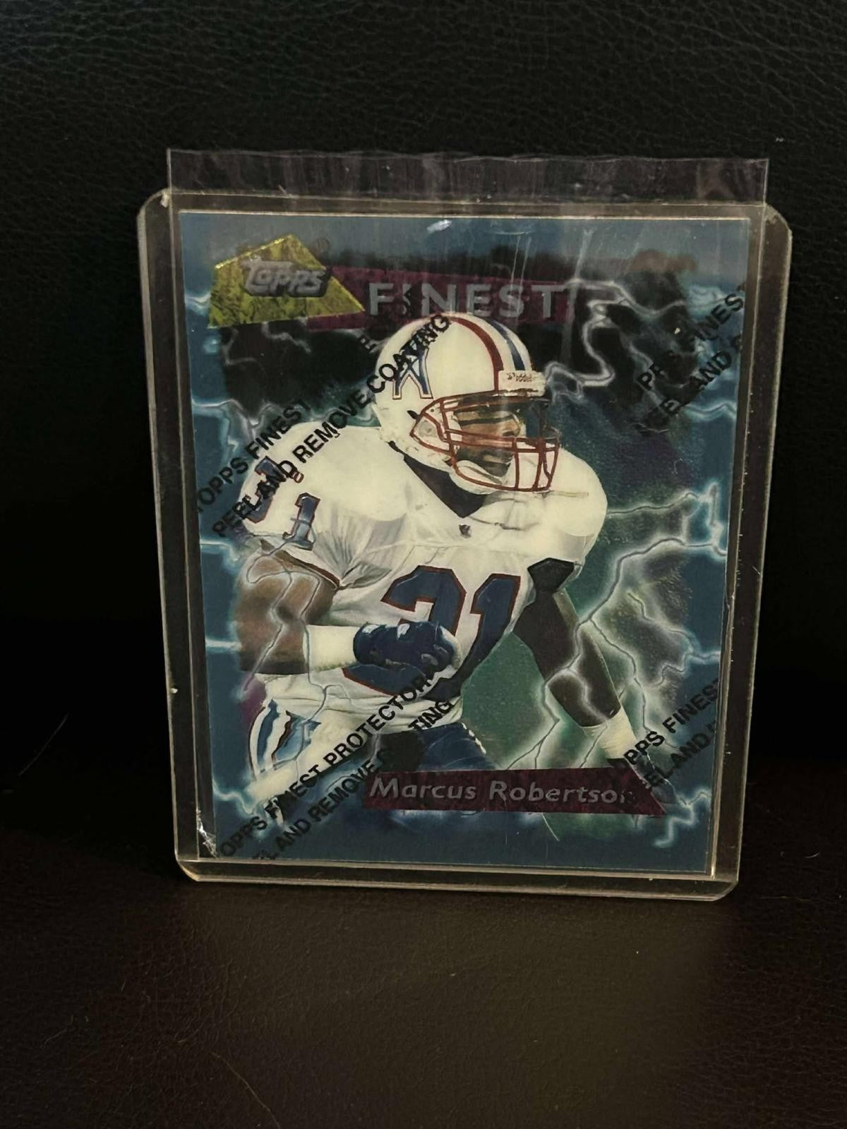 Marcus Robertson [Refractor] #153 | 1995 Topps Finest 1995 Topps Finest Football Sammelkarte