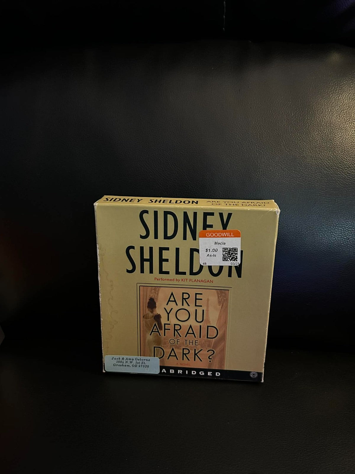 Are You Afraid of the Dark? by Sidney Sheldon Audiobook