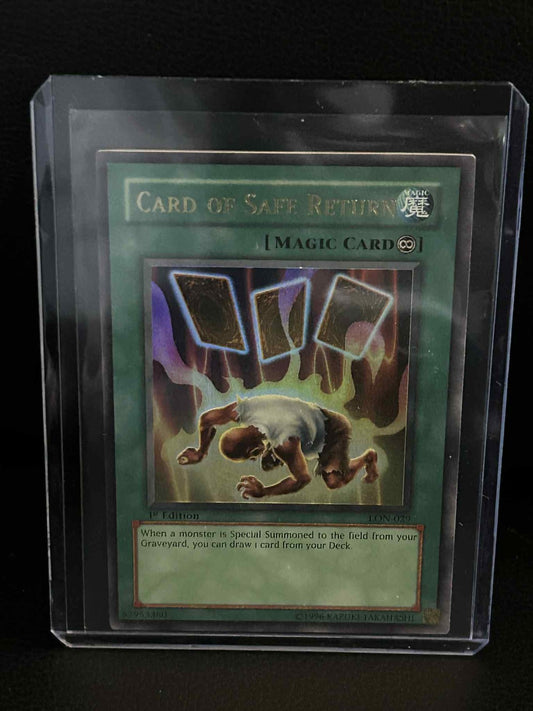 Card of Safe Return - LON-029 - Ultra Rare - 1st Edition Labyrinth of Nightmare