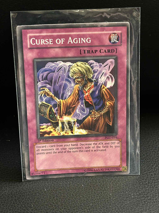 Curse of Aging - PGD-094 - Common - 1st Edition Pharaonic Guardian Yu-Gi-Oh! Mod