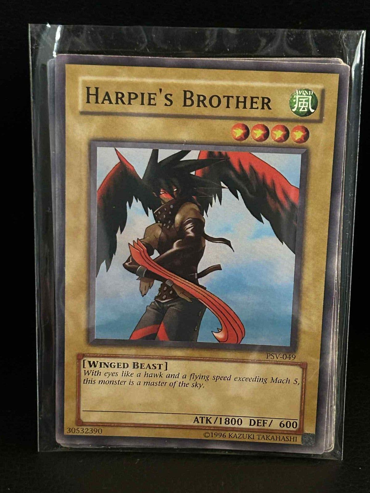 Harpie's Brother - PSV-049 - Common - Unlimited Edition Pharaoh's Servant Yu-Gi-