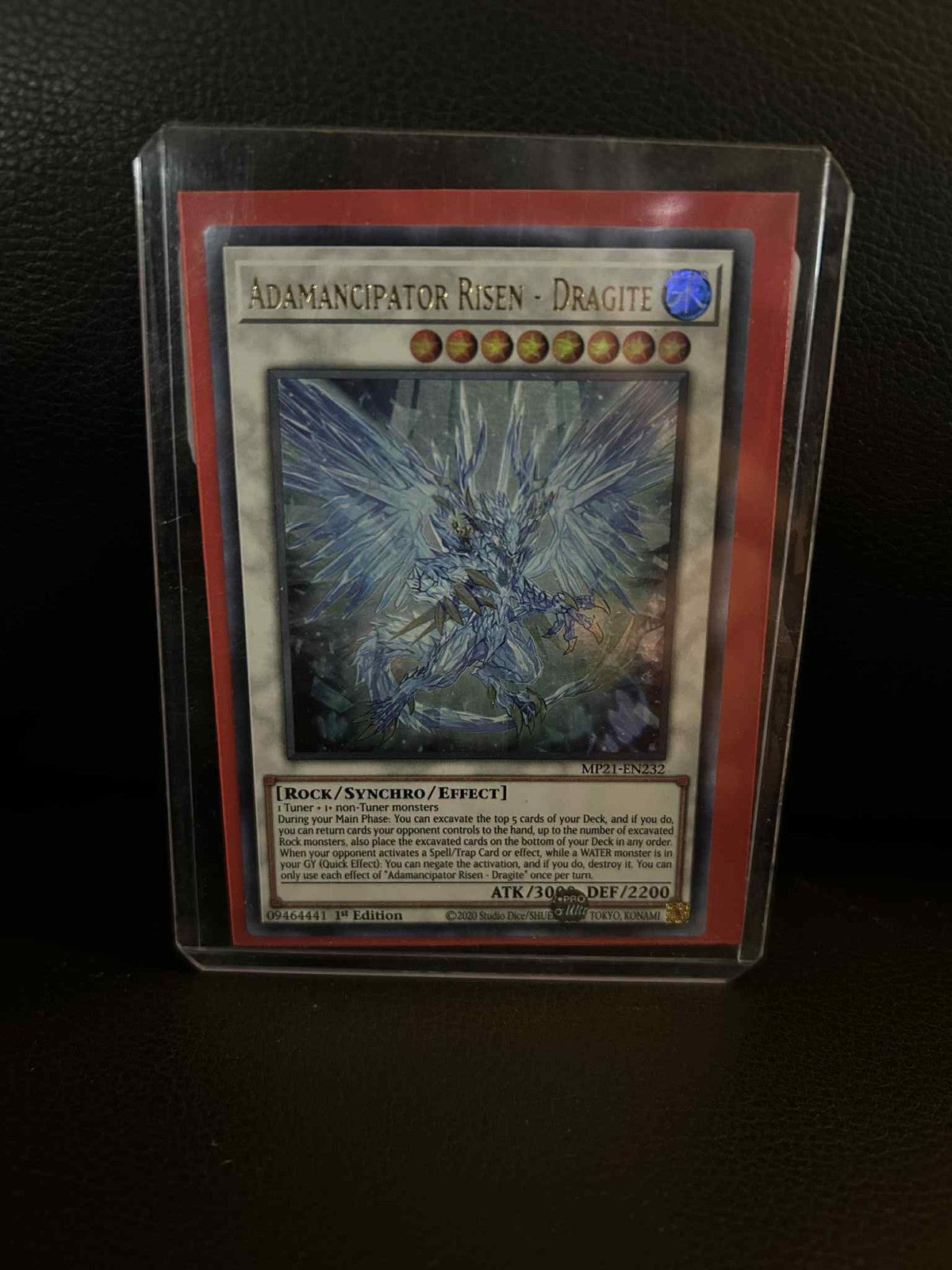 Adamancipator Risen - Dragite - MP21-EN232 - Ultra Rare - 1st Edition 2021 Tin o