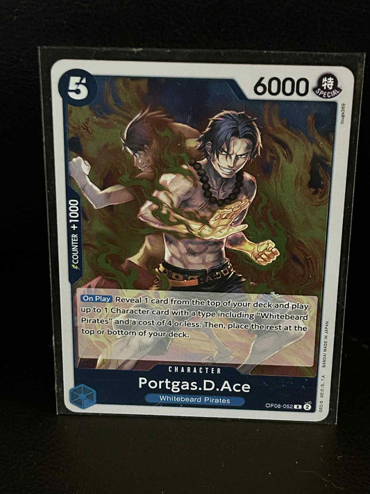 Portgas.D.Ace - OP08-052 - R - Foil Two Legends One Piece Lightly Played