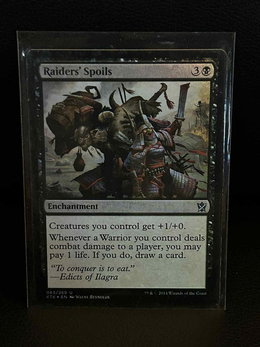 Raiders' Spoils - Foil Khans of Tarkir Magic: the Gathering Lightly Played, Engl