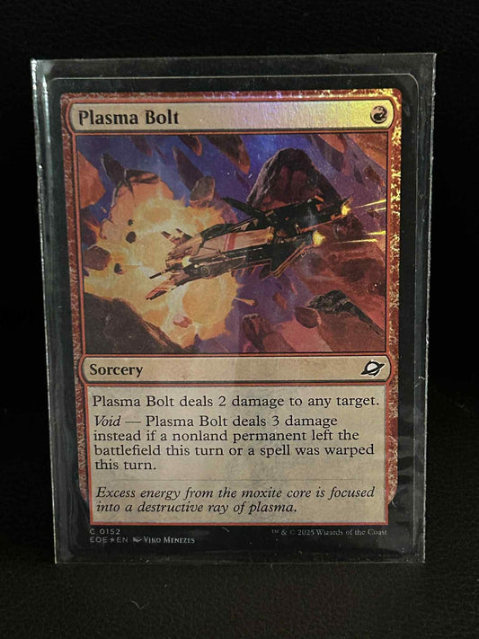 Plasma Bolt - Foil Edge of Eternities Magic: The Gathering Lightly Played, Engli
