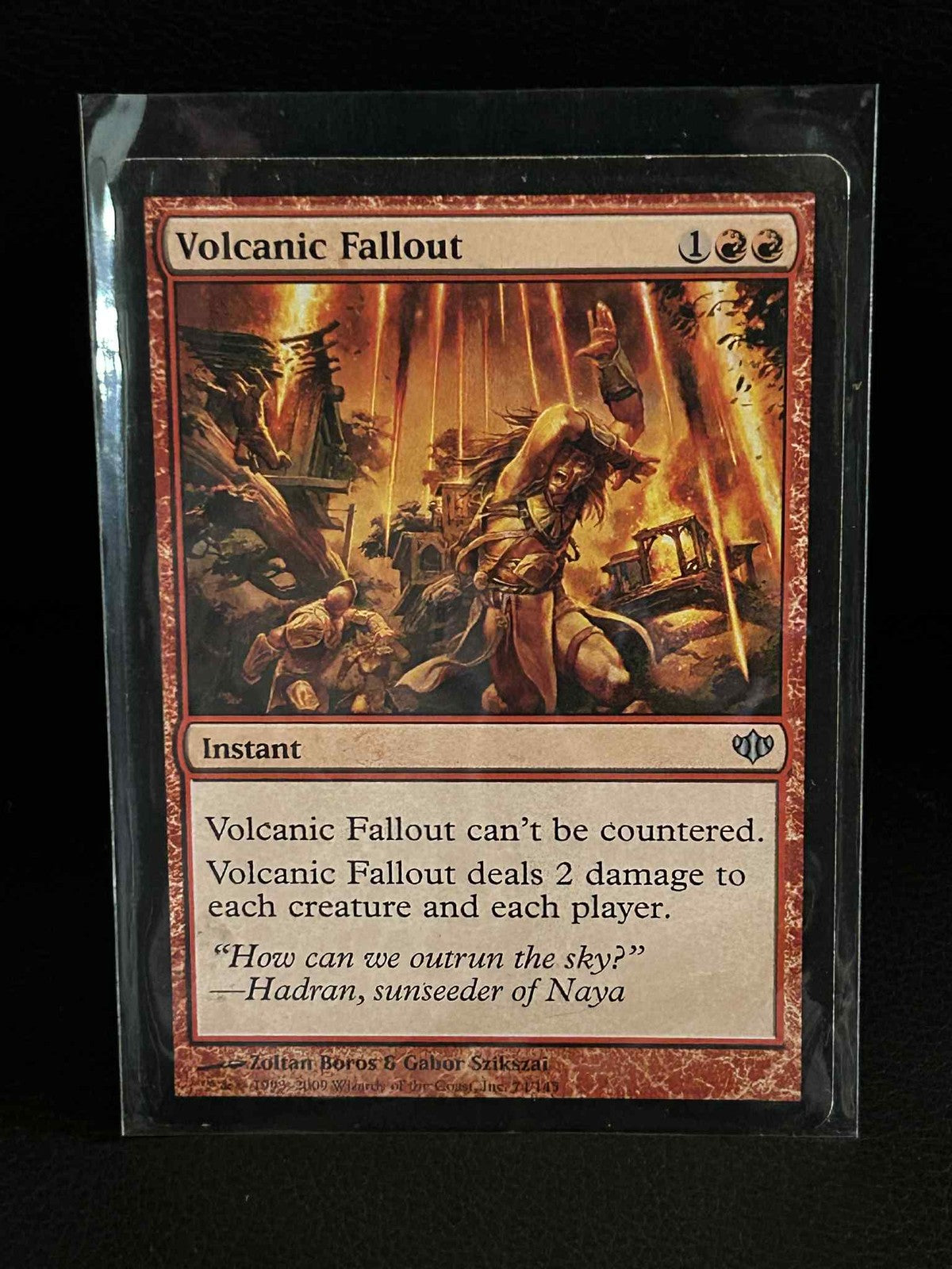 Volcanic Fallout Conflux Magic: The Gathering Moderately Played, English