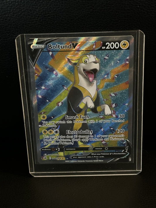 Boltund V - 249/264 - Full Art Ultra Rare Sword & Shield - Fusion Strike Pokemon