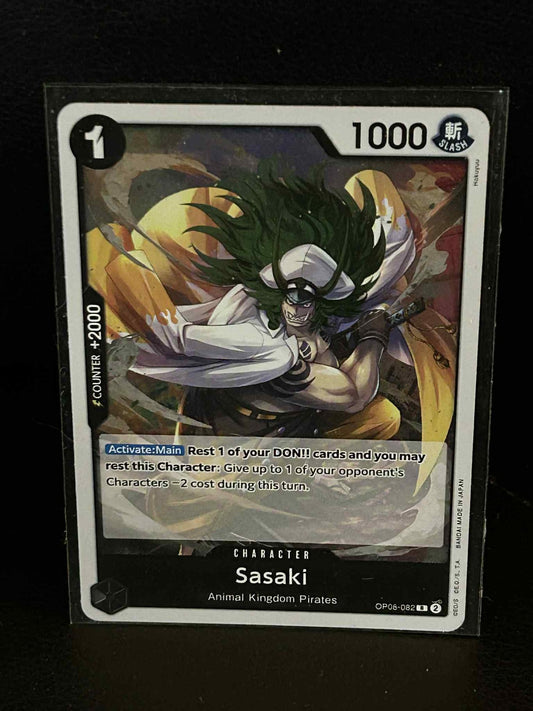 Sasaki - OP08-082 - R - Foil Two Legends One Piece Lightly Played
