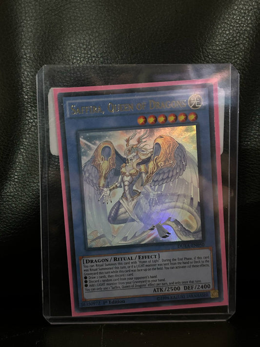 Saffira, Queen of Dragons - DUEA-EN050 - Ultra Rare - 1st Edition Duelist Allian