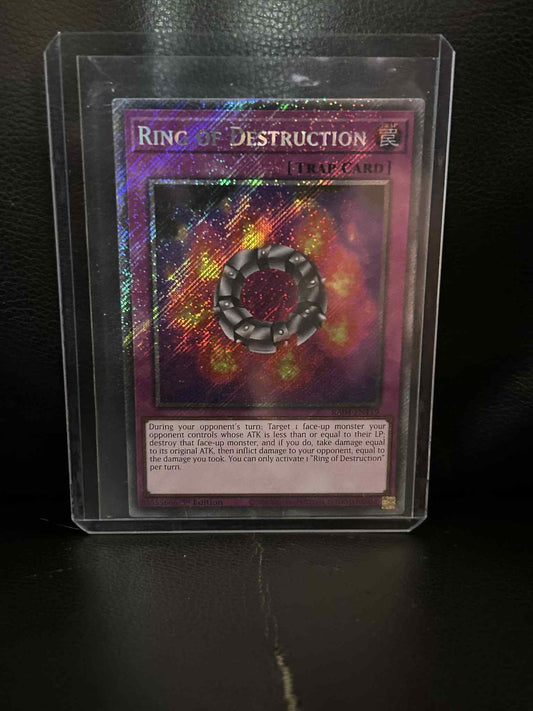 Ring of Destruction - RA04-EN119 - Platinum Secret Rare - 1st Edition Quarter Ce