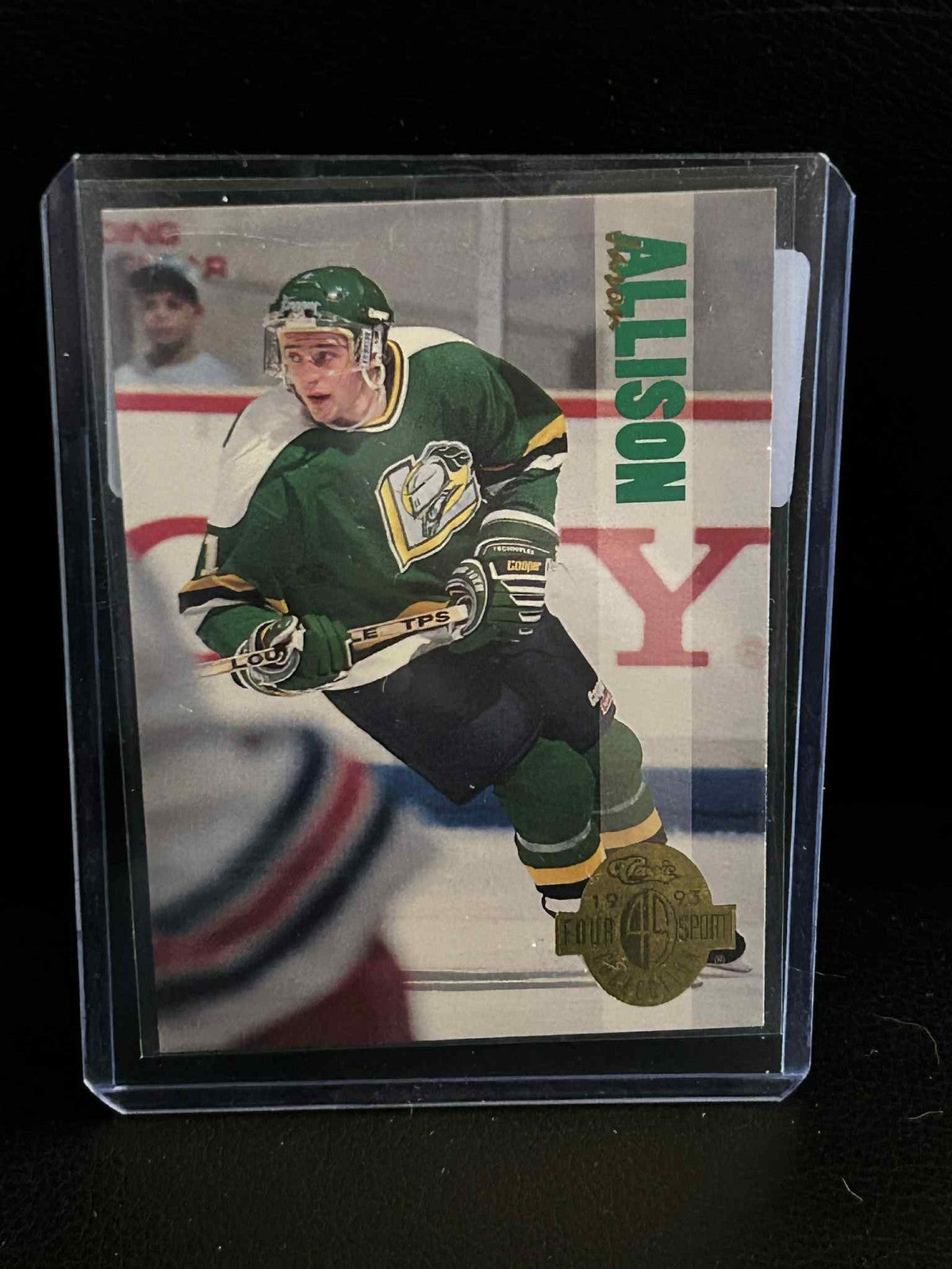 Jason Allison #200 1993 Classic Four Sport Hockey Moderately Played Sammelkarte