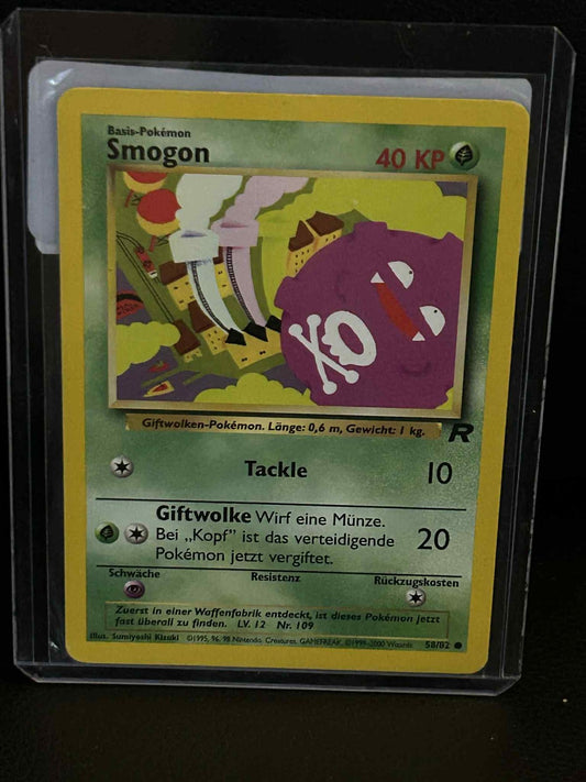 Koffing - 58/82 - Common - Unlimited Edition Team Rocket Pokemon Moderately Play