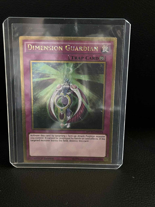 Dimension Guardian - MVP1-ENG24 - Gold Rare - 1st Edition The Dark Side of Dimen