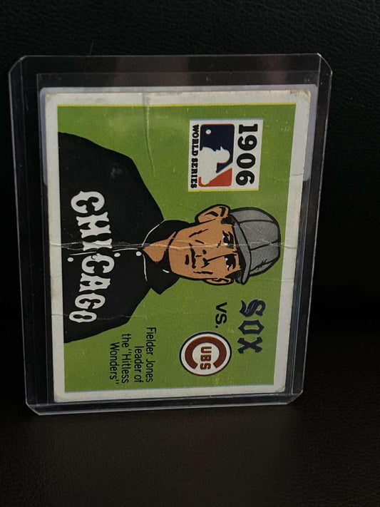 1906 White Sox vs. Cubs #4 | 1971 Fleer World Series Black Back Baseball