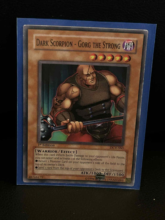 Dark Scorpion - Gorg the Strong - DCR-060 - Common - 1st Edition Dark Crisis Yu-