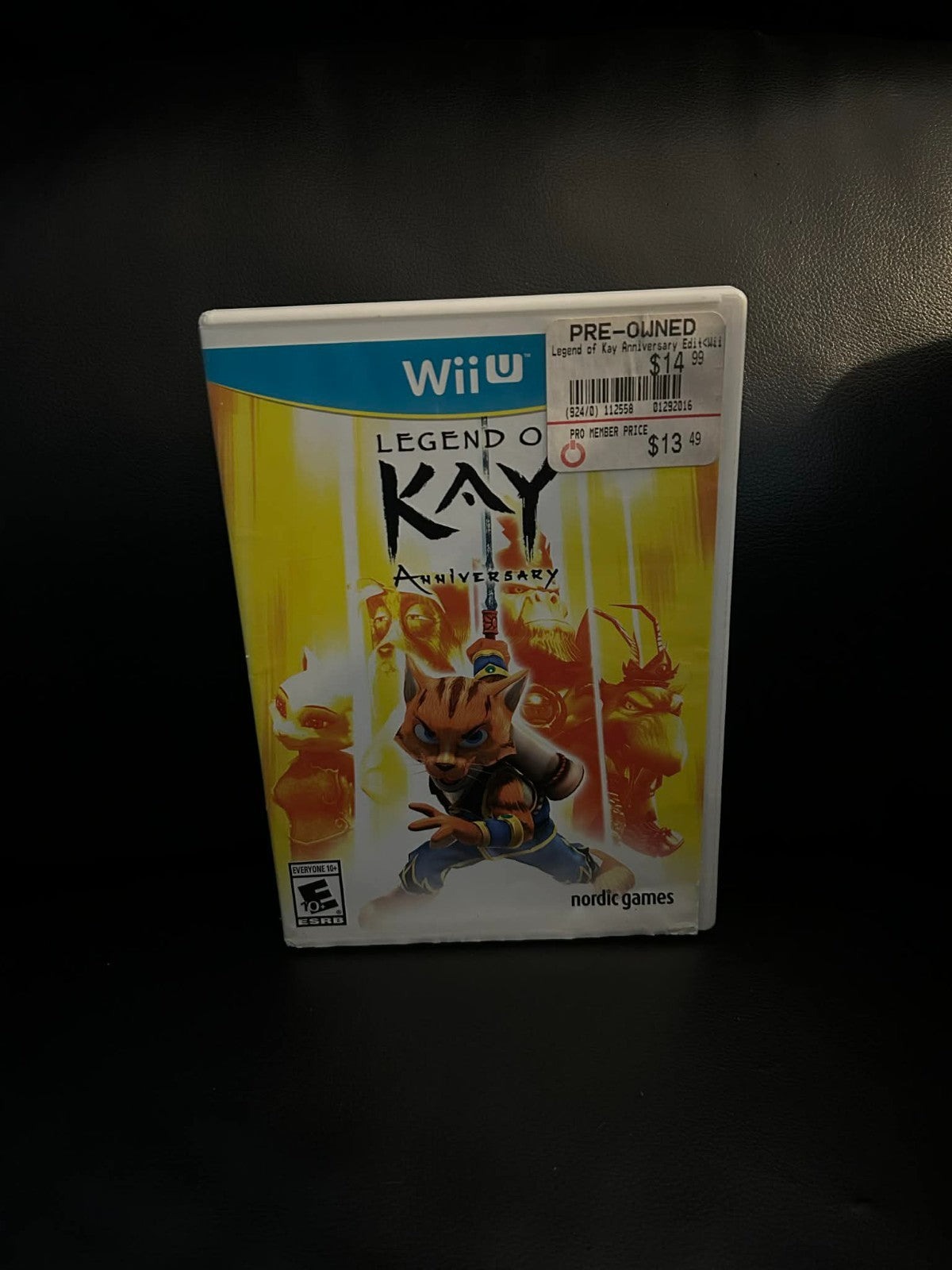 Legend of Kay Anniversary (Nintendo Wii U, 2015) Videospiel, nur Box