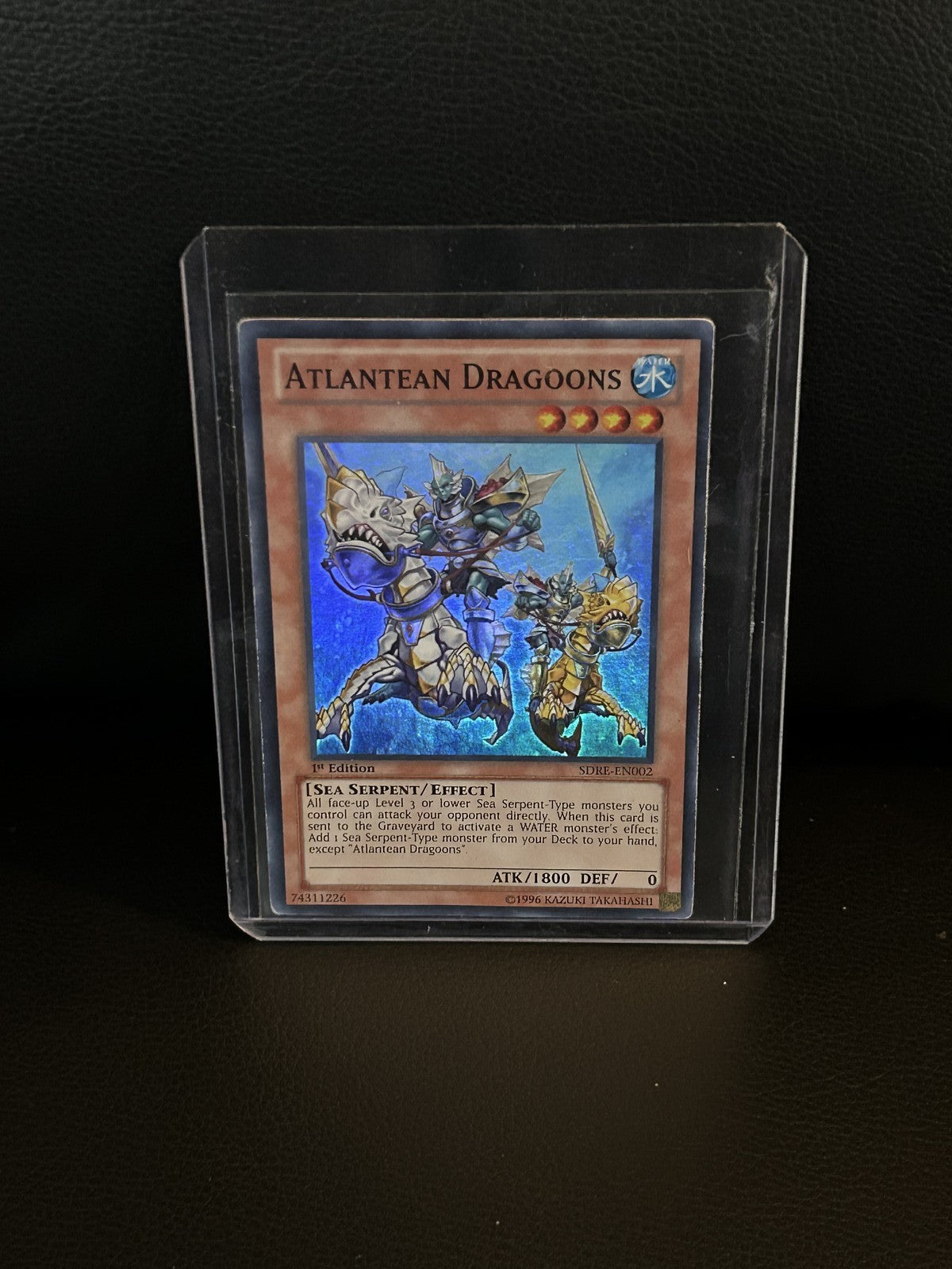 Atlantean Dragoons - SDRE-EN002 - Super Rare - 1st Edition Realm of the Sea Empe