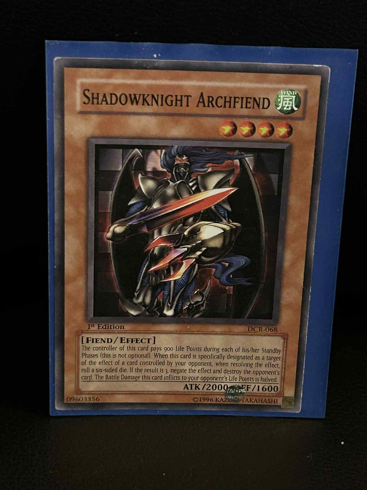 Shadowknight Archfiend - DCR-068 - Common - 1st Edition Dark Crisis Yu-Gi-Oh! Mo